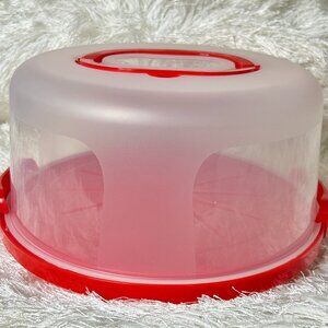Cake Carrier With Lid And Double Handles (Brand New)